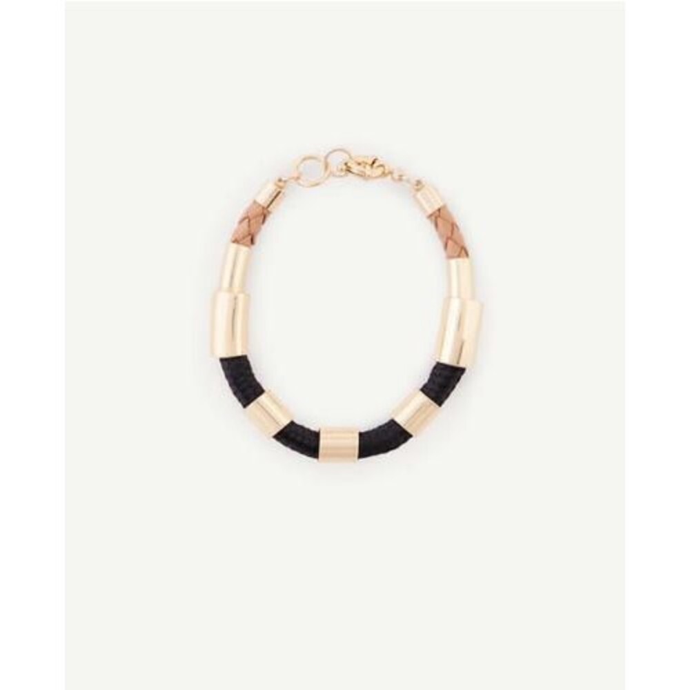 Ann Taylor Women's Braided Cord and Rope Bracelet NWT 39.50